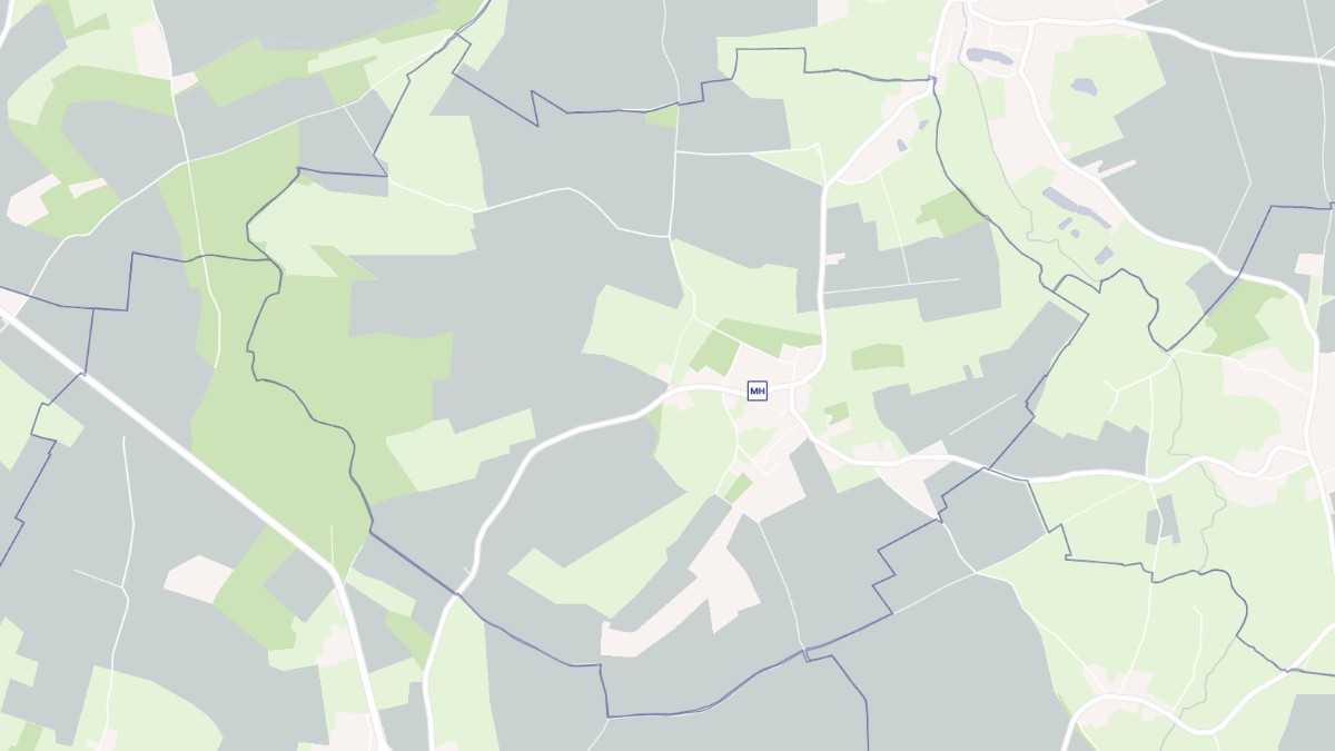 Aperçu cartographique de Senlis, centré sur la commune