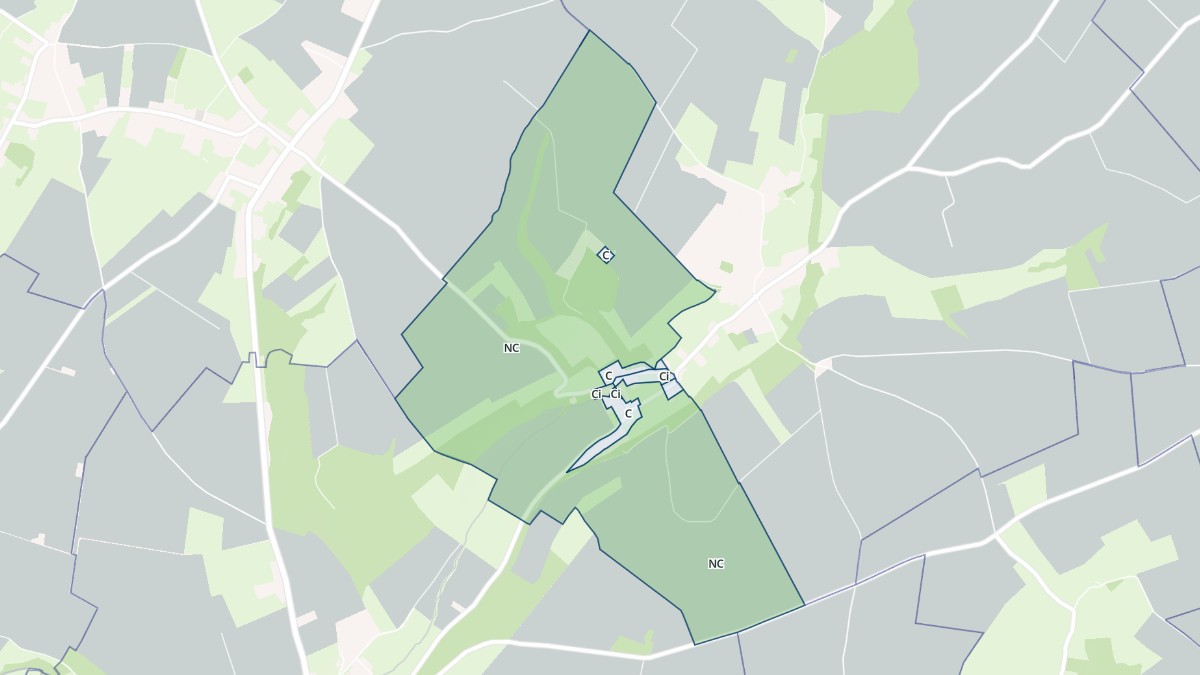 Aperçu cartographique de Séricourt, centré sur la commune