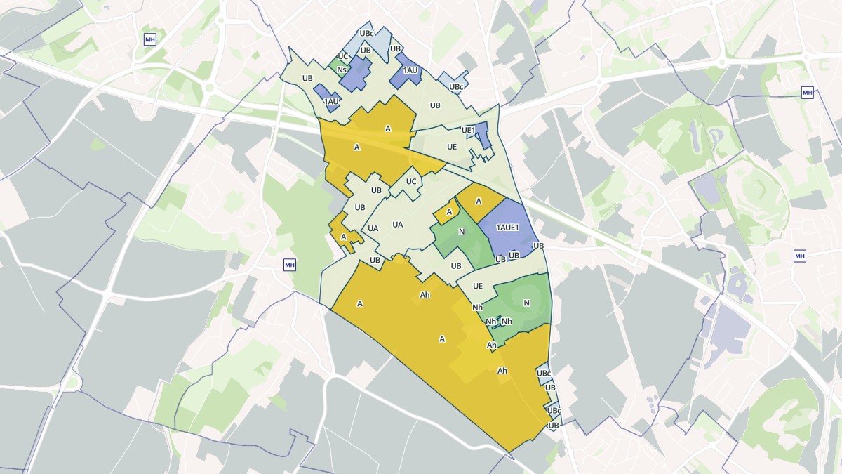 Aperçu cartographique de Verquin, centré sur la commune
