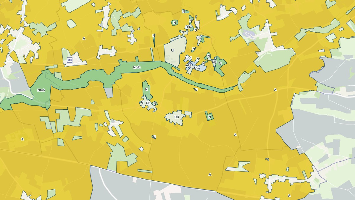 Aperçu cartographique de Vieil-Moutier, centré sur la commune
