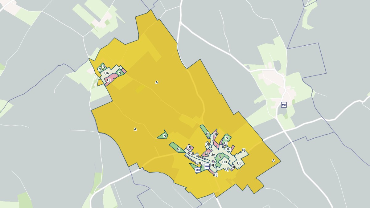 Aperçu cartographique de Villers-Brûlin, centré sur la commune