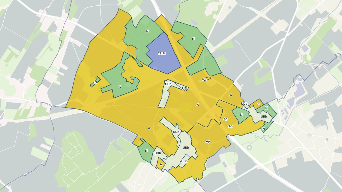 Aperçu cartographique de Zouafques, centré sur la commune