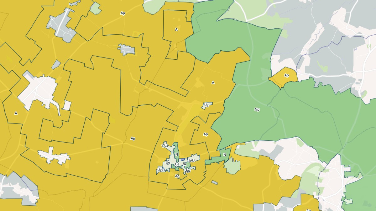 Aperçu cartographique de Bas-et-Lezat, centré sur la commune