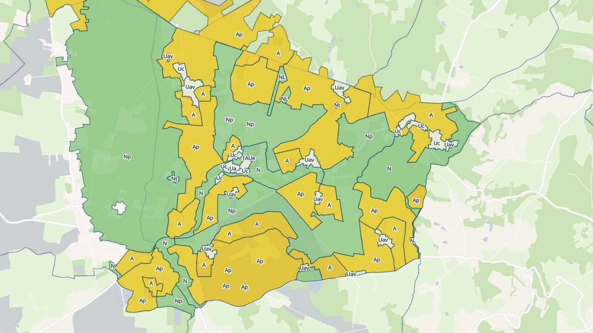 Aperçu cartographique de Bort-l'Étang, centré sur la commune