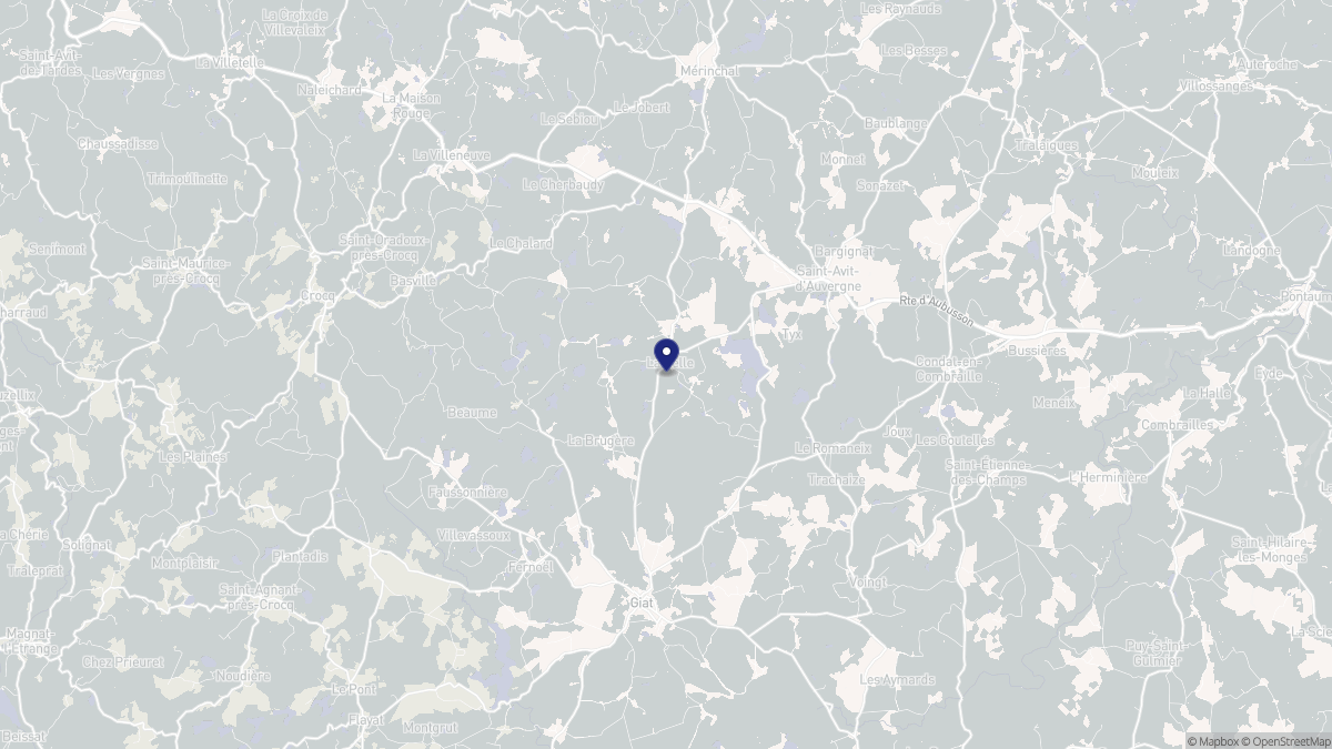 Aperçu cartographique de La Celle, centré sur la commune