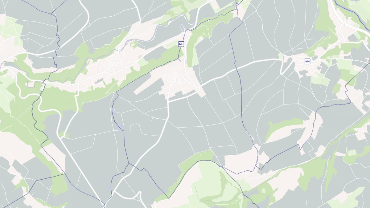 Aperçu cartographique de Chadeleuf, centré sur la commune