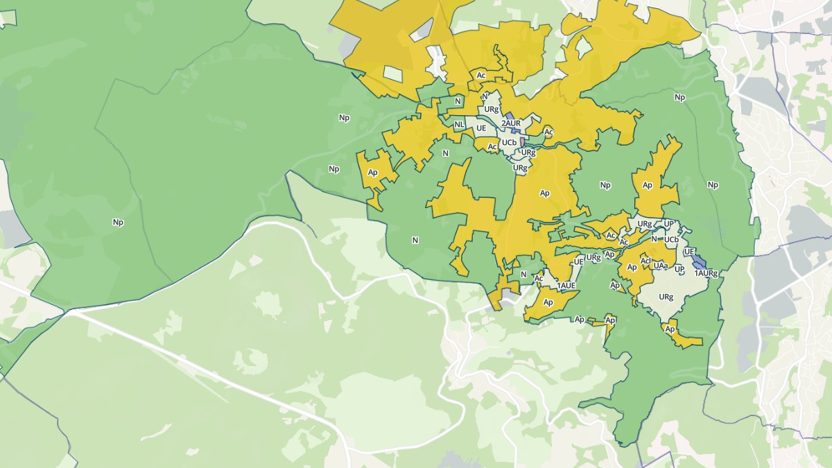 Aperçu cartographique de Chanat-la-Mouteyre, centré sur la commune