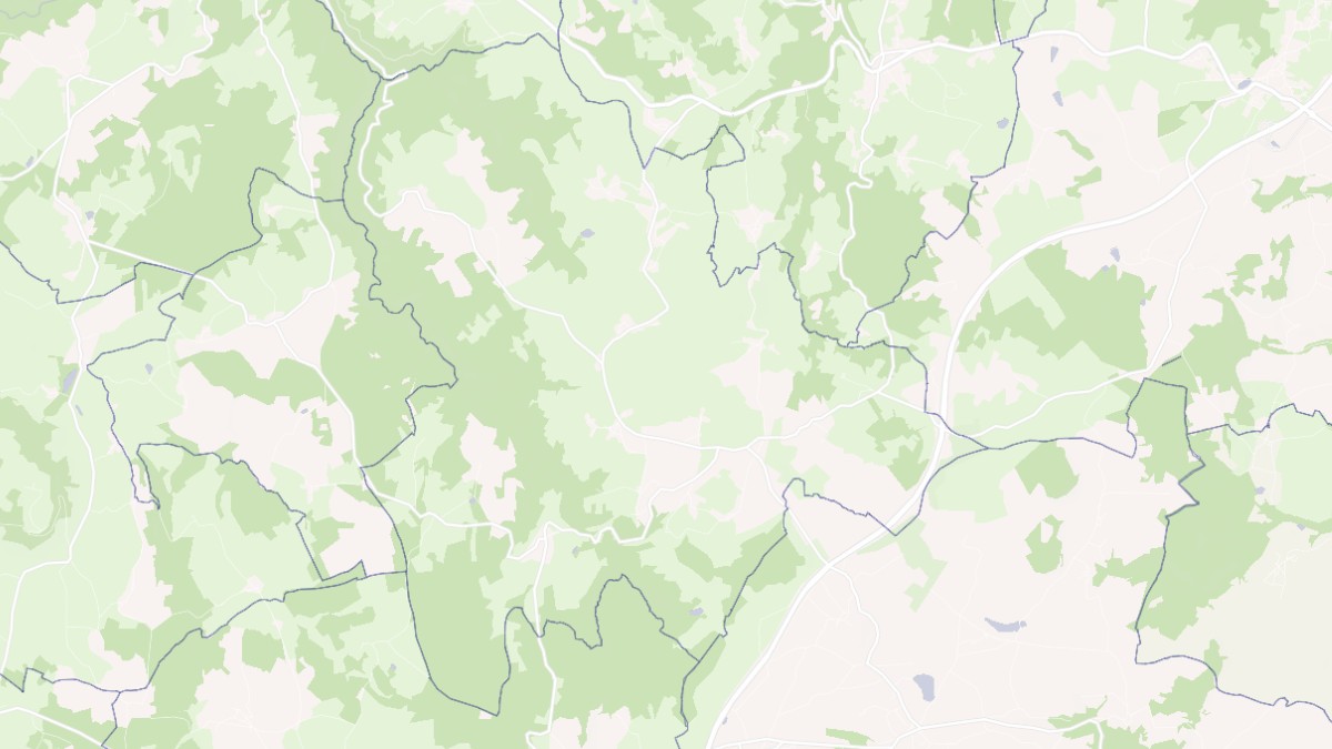 Aperçu cartographique de Cisternes-la-Forêt, centré sur la commune