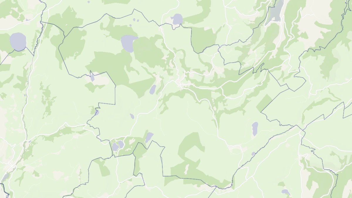 Aperçu cartographique de Compains, centré sur la commune