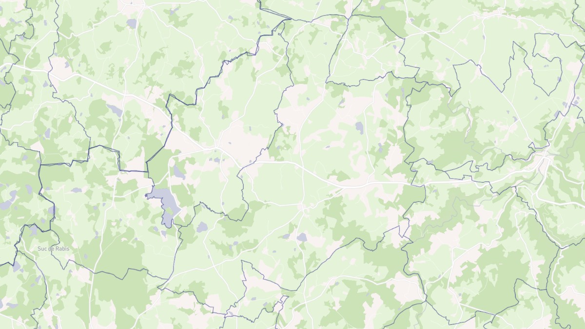 Aperçu cartographique de Condat-en-Combraille, centré sur la commune