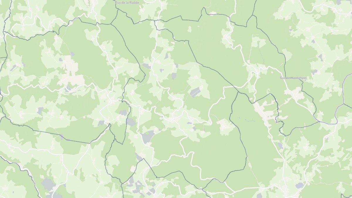 Aperçu cartographique de Échandelys, centré sur la commune