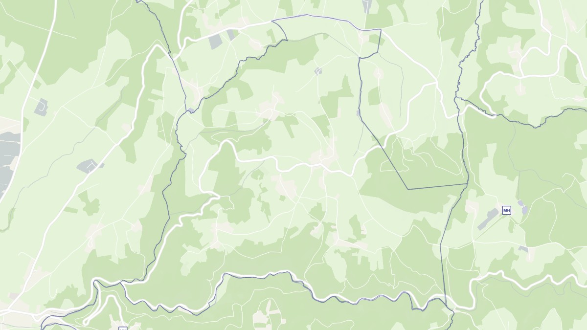 Aperçu cartographique de Égliseneuve-des-Liards, centré sur la commune