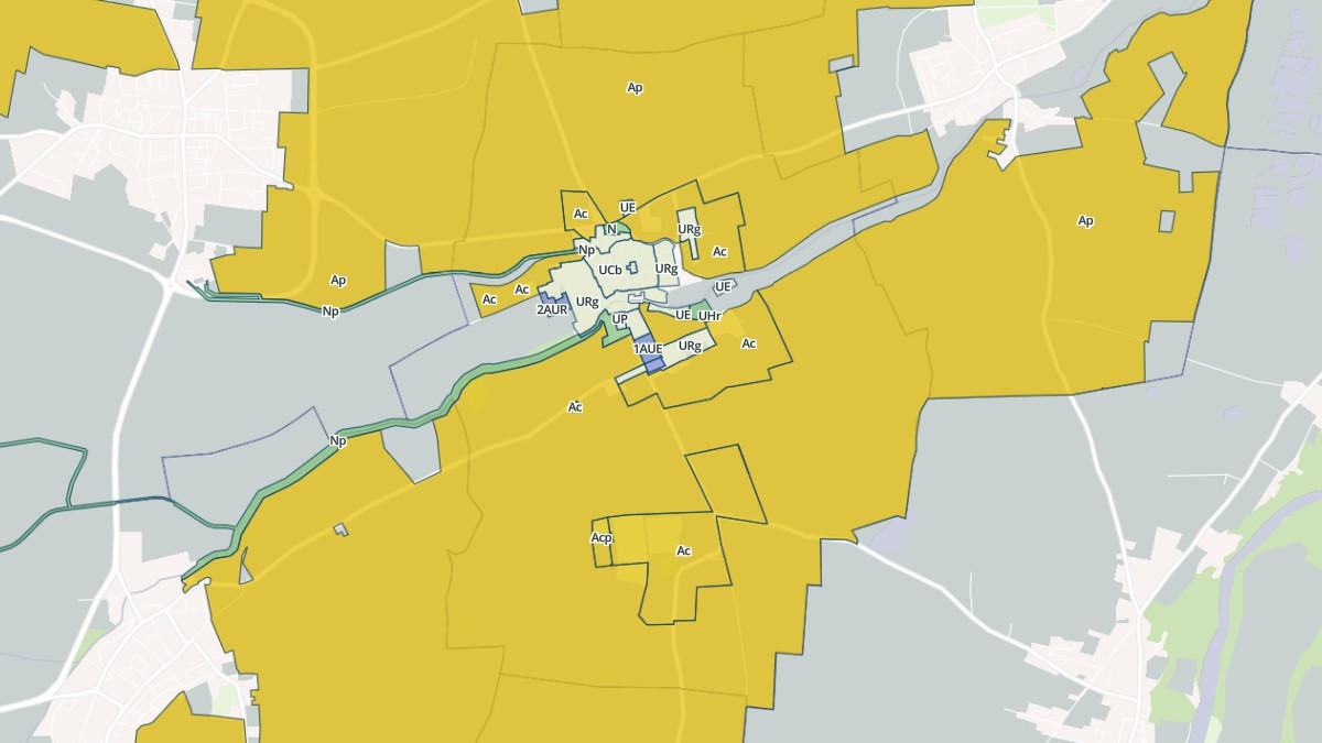 Aperçu cartographique de Entraigues, centré sur la commune