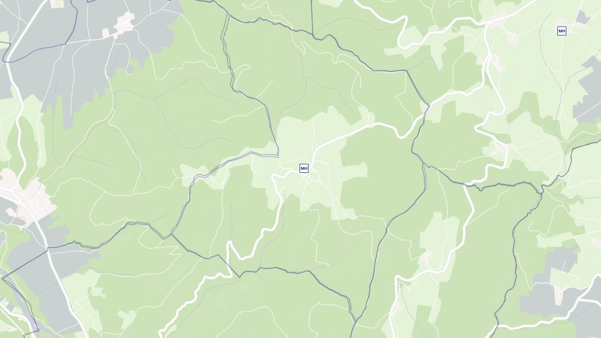 Aperçu cartographique de Esteil, centré sur la commune