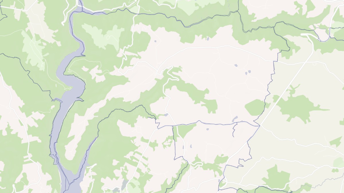 Aperçu cartographique de Larodde, centré sur la commune