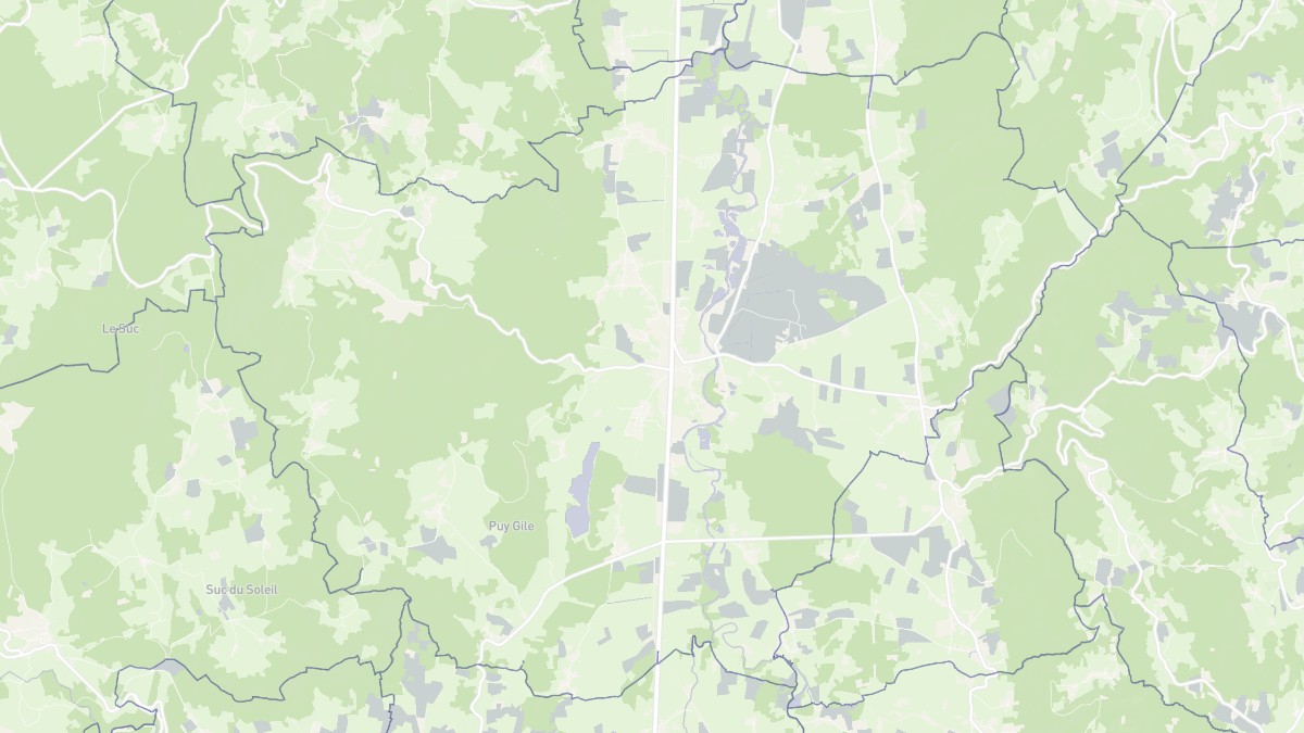 Aperçu cartographique de Marsac-en-Livradois, centré sur la commune