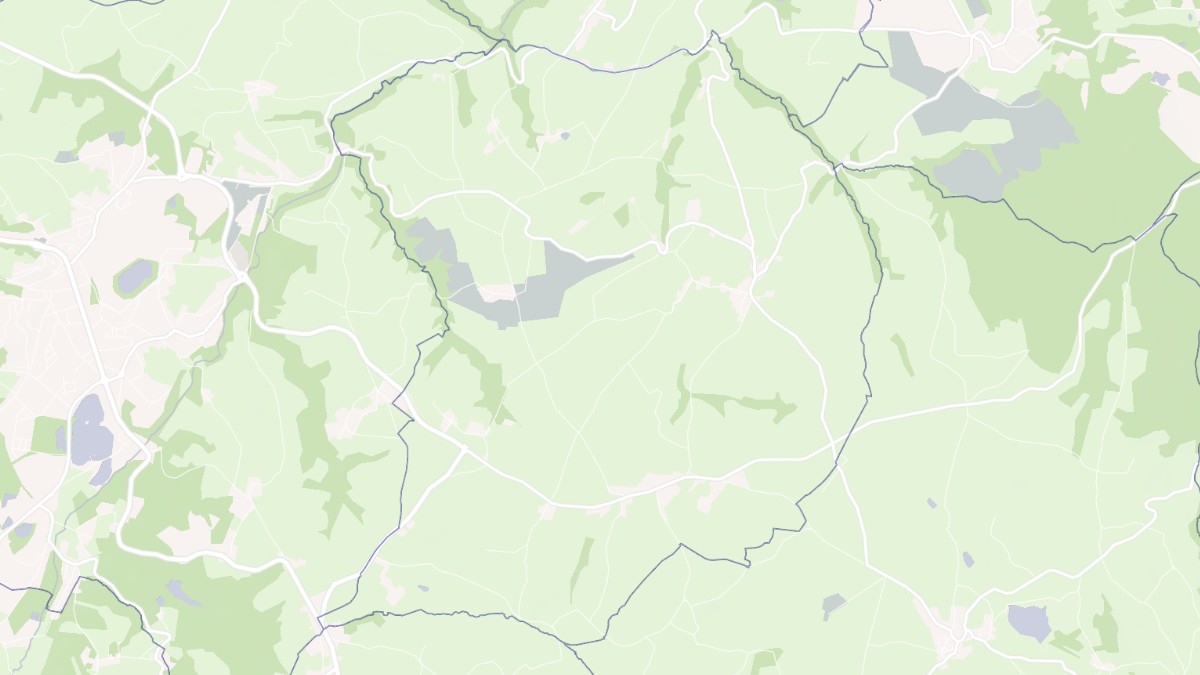 Aperçu cartographique de Moureuille, centré sur la commune