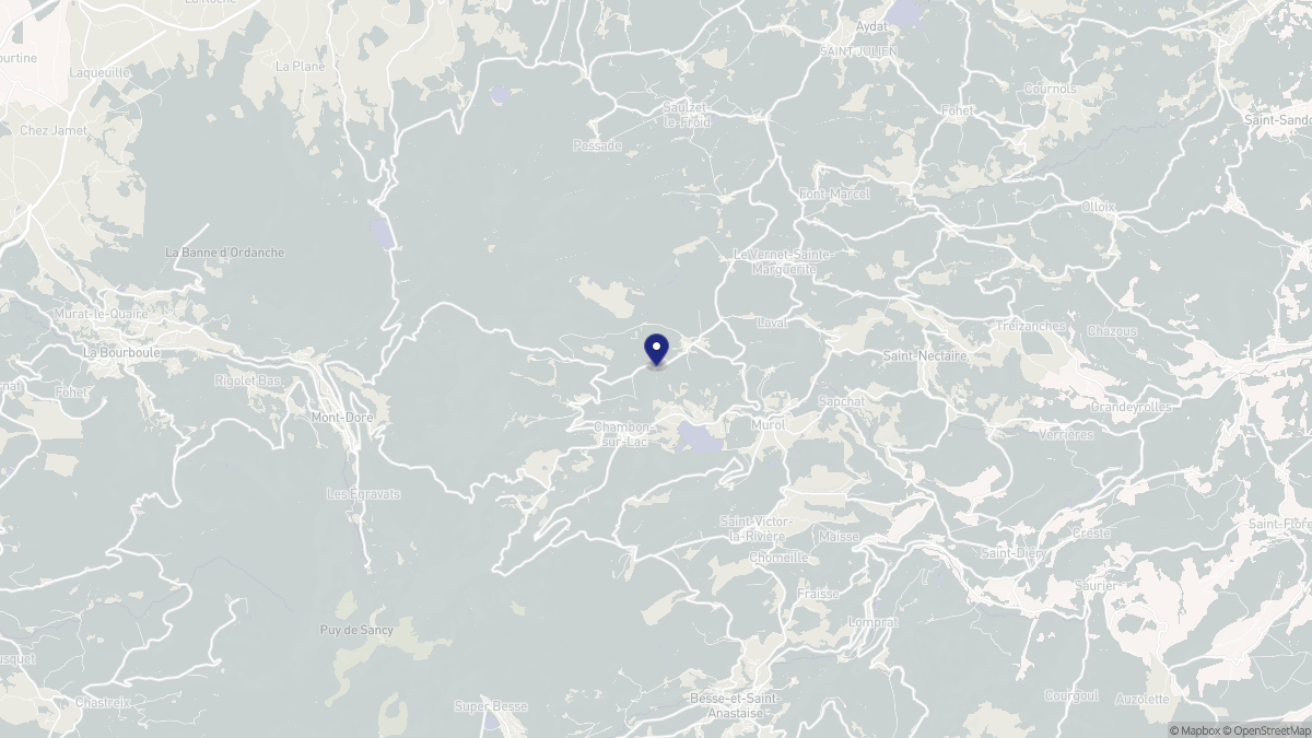 Aperçu cartographique de Murol, centré sur la commune