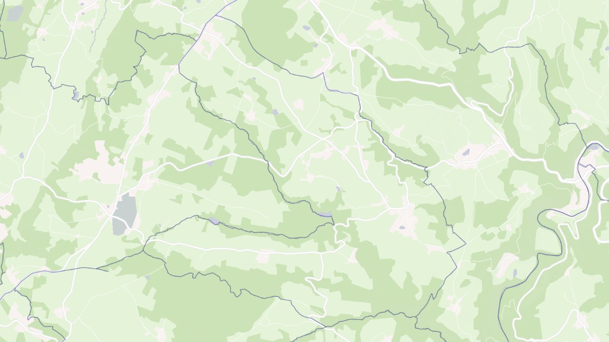 Aperçu cartographique de Neuf-Église, centré sur la commune