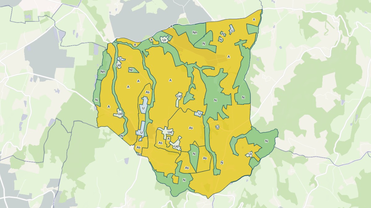 Aperçu cartographique de Neuville, centré sur la commune