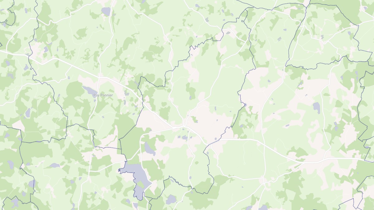 Aperçu cartographique de Saint-Avit-d'Auvergne, centré sur la commune