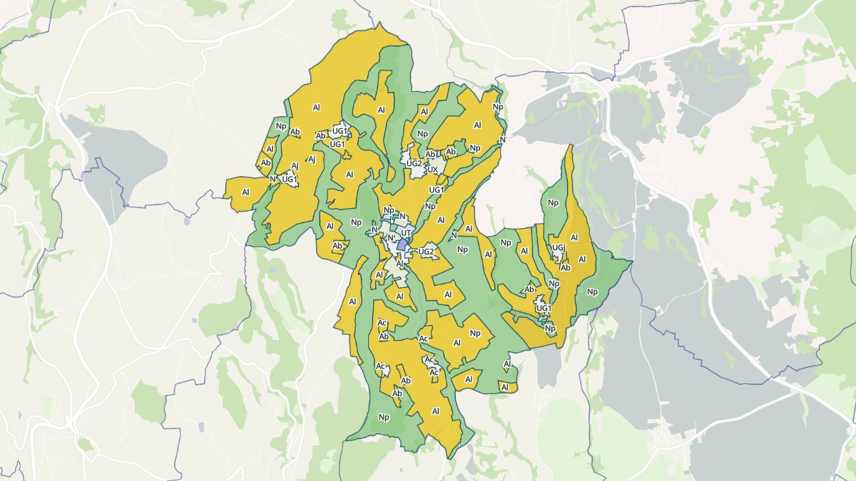 Aperçu cartographique de Saint-Bonnet-près-Orcival, centré sur la commune