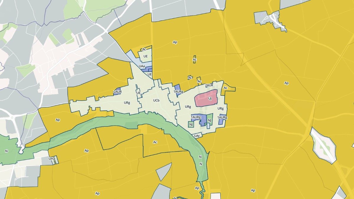 Aperçu cartographique de Saint-Bonnet-près-Riom, centré sur la commune