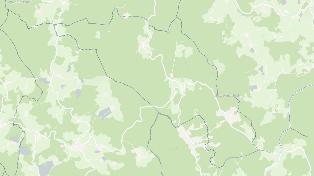 Aperçu cartographique de Saint-Éloy-la-Glacière, centré sur la commune