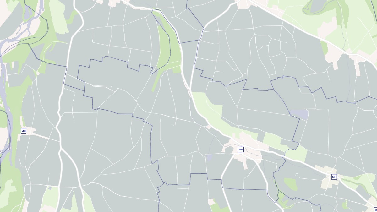 Aperçu cartographique de Saint-Martin-des-Plains, centré sur la commune