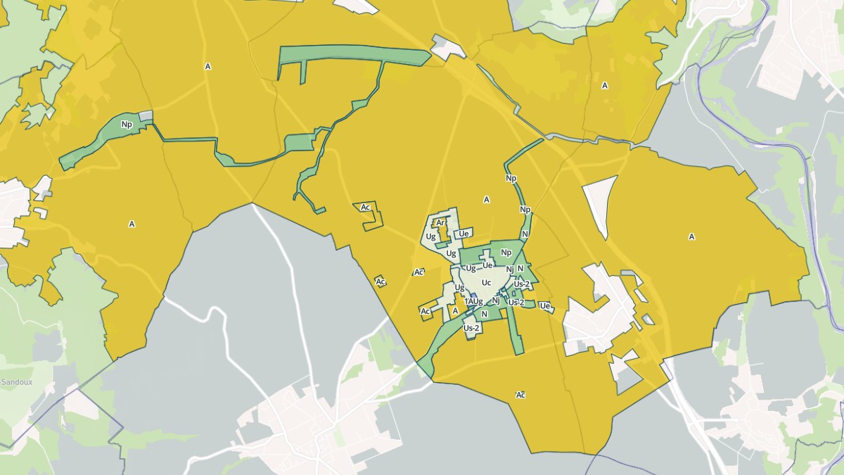 Aperçu cartographique de La Sauvetat, centré sur la commune