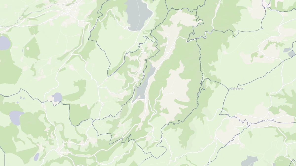 Aperçu cartographique de Valbeleix, centré sur la commune
