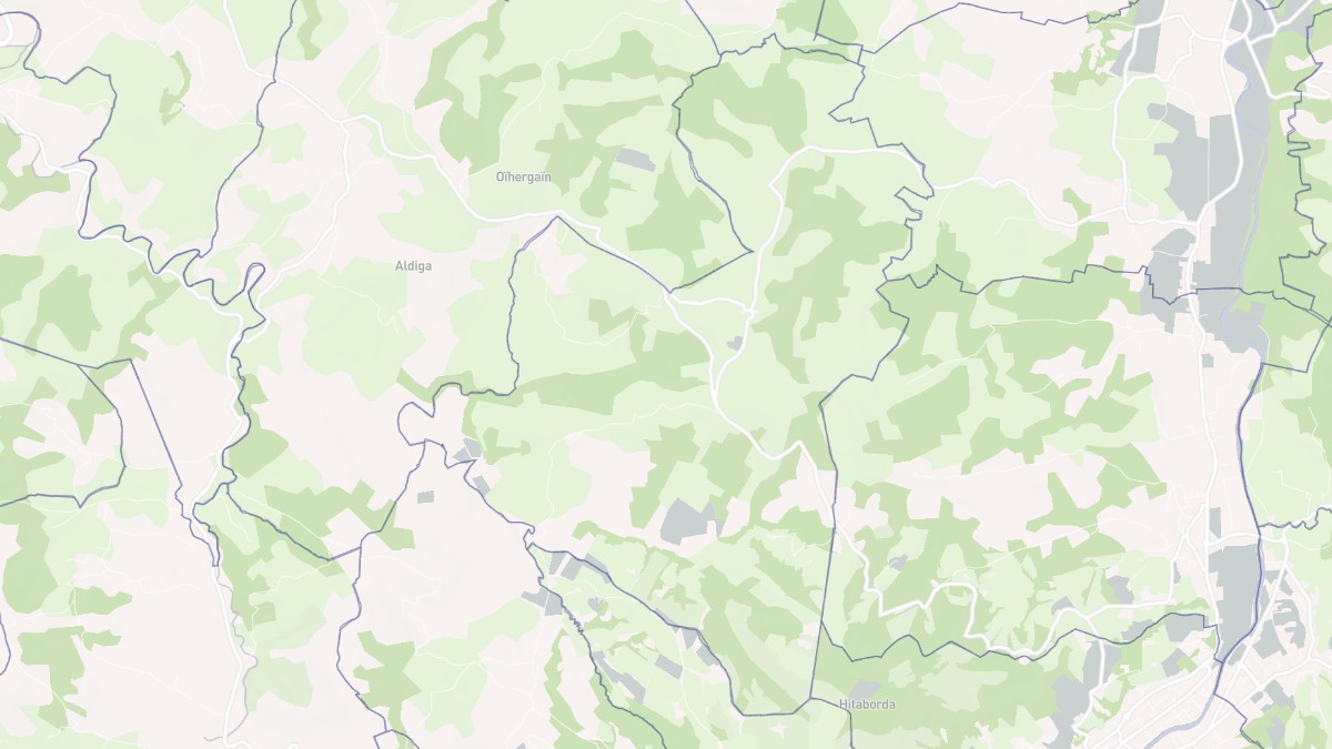 Aperçu cartographique de Ainharp, centré sur la commune