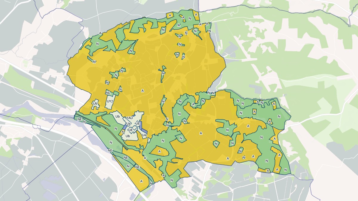 Aperçu cartographique de Argagnon, centré sur la commune