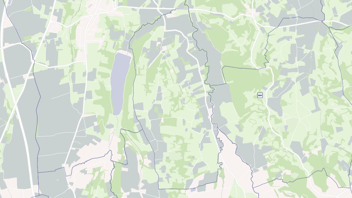 Aperçu cartographique de Baliracq-Maumusson, centré sur la commune