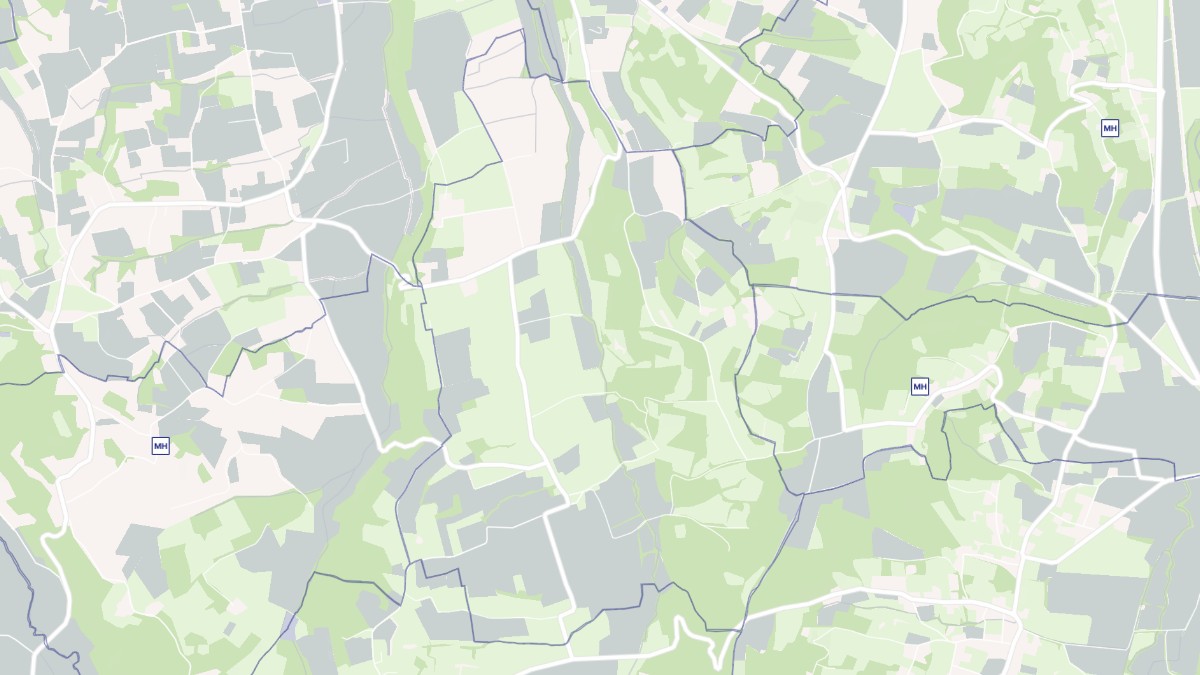Aperçu cartographique de Bétracq, centré sur la commune
