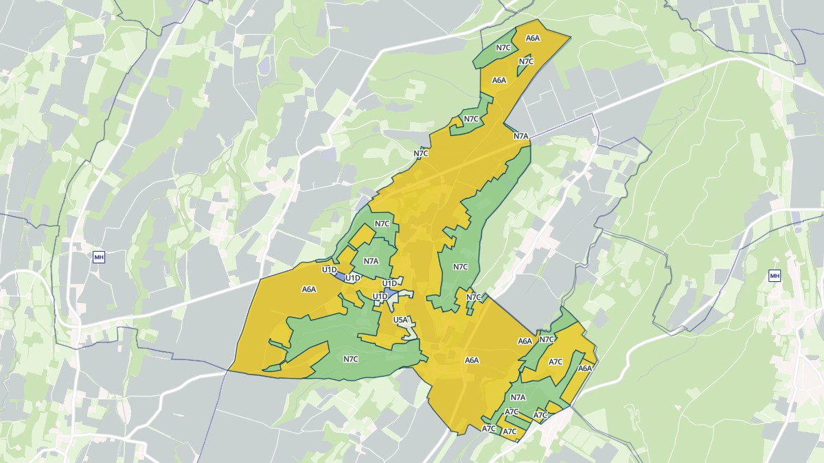 Aperçu cartographique de Casteide-Doat, centré sur la commune