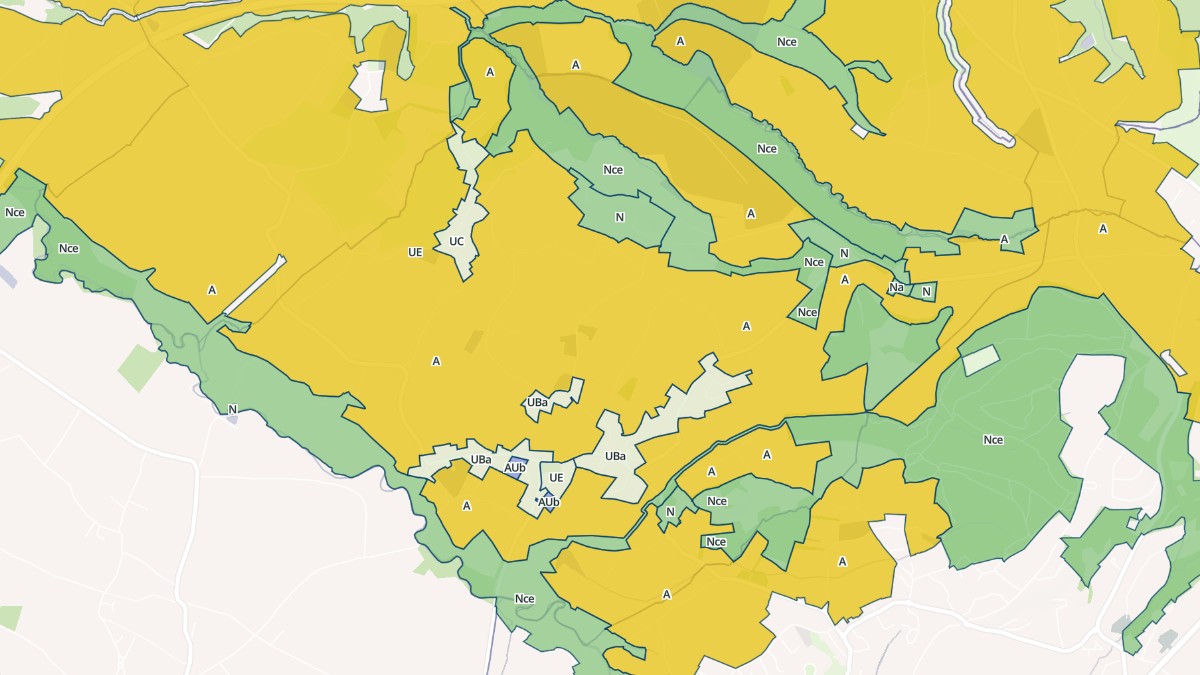 Aperçu cartographique de Caubios-Loos, centré sur la commune