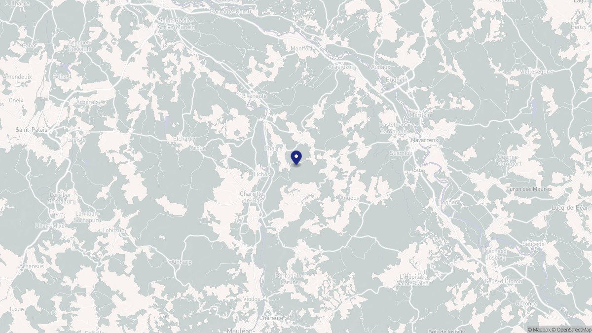 Aperçu cartographique de Charre, centré sur la commune