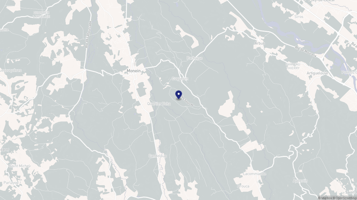 Aperçu cartographique de Cuqueron, centré sur la commune