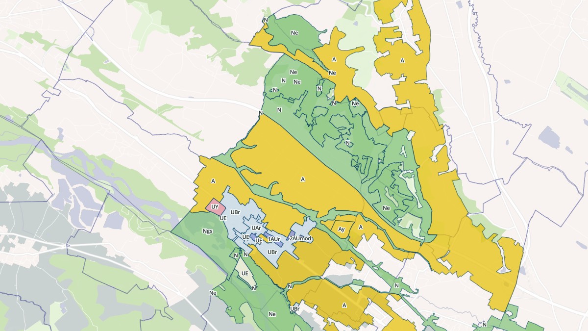 Aperçu cartographique de Denguin, centré sur la commune