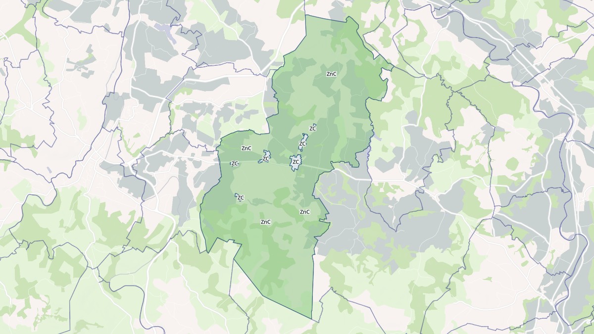 Aperçu cartographique de Domezain-Berraute, centré sur la commune