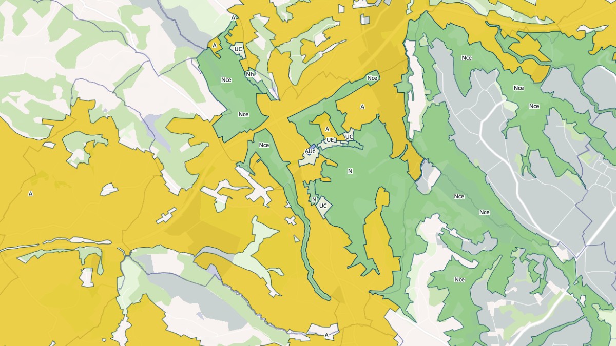 Aperçu cartographique de Doumy, centré sur la commune