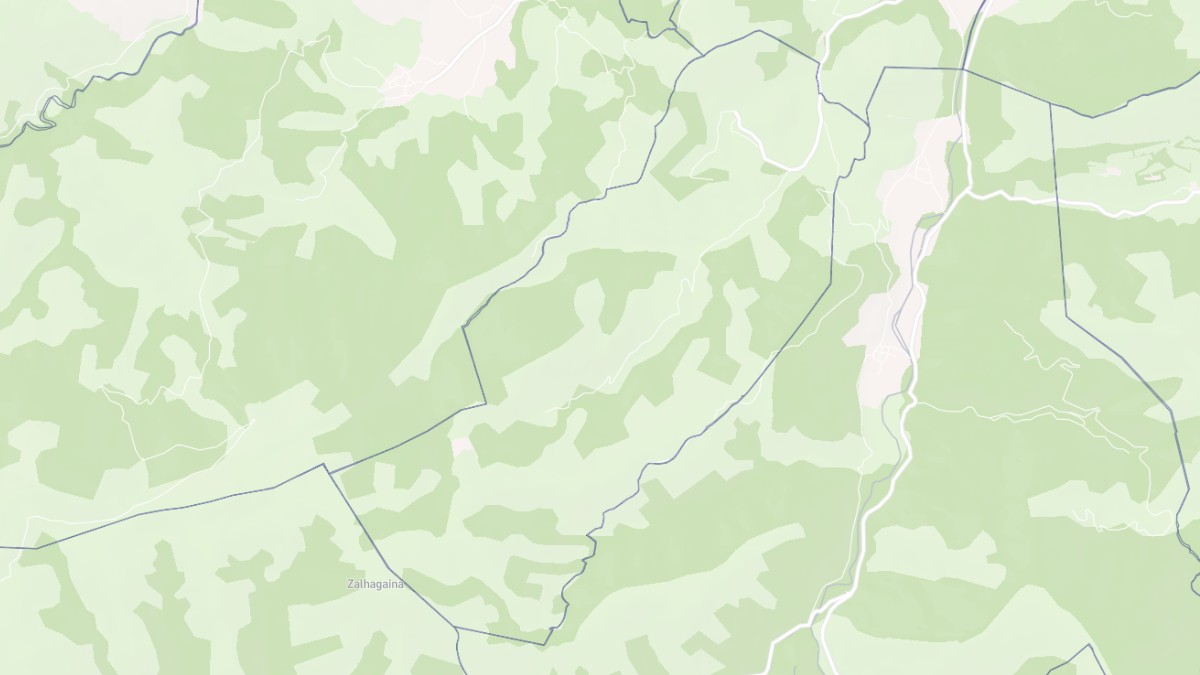 Aperçu cartographique de Etchebar, centré sur la commune