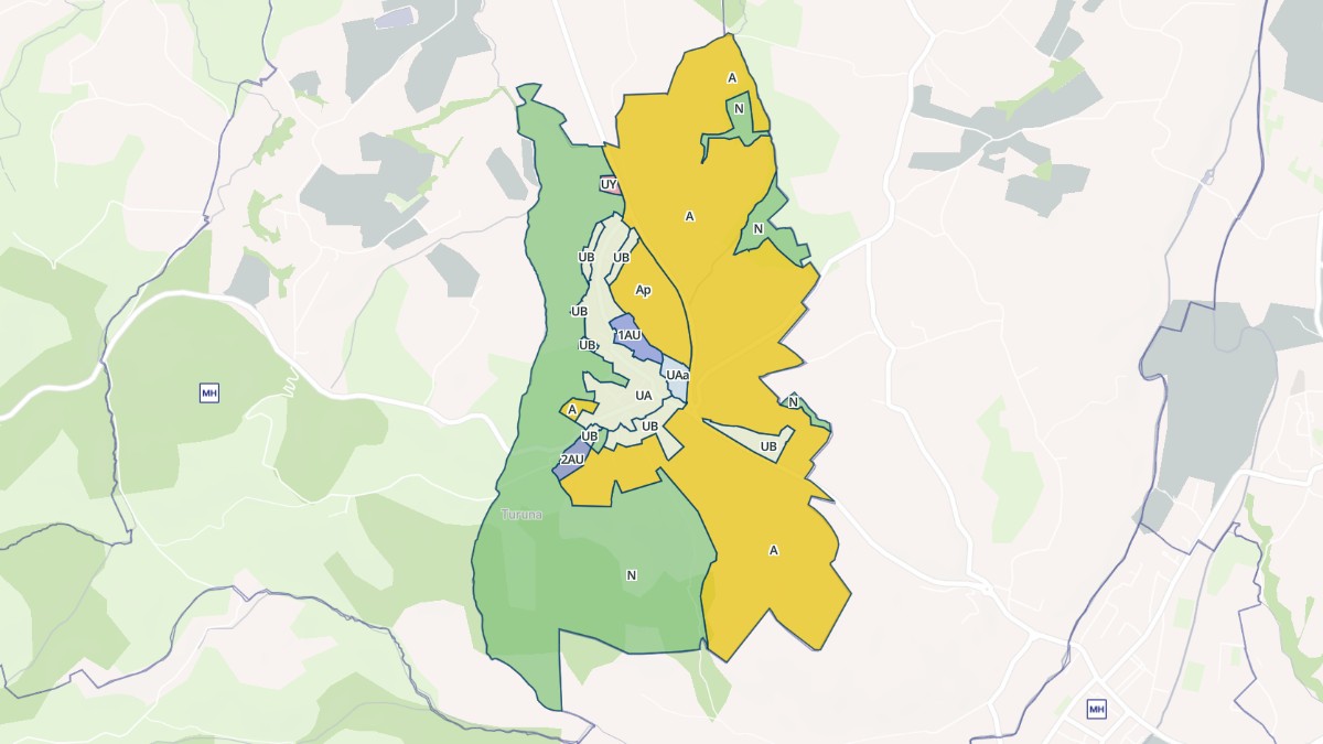 Aperçu cartographique de Garris, centré sur la commune