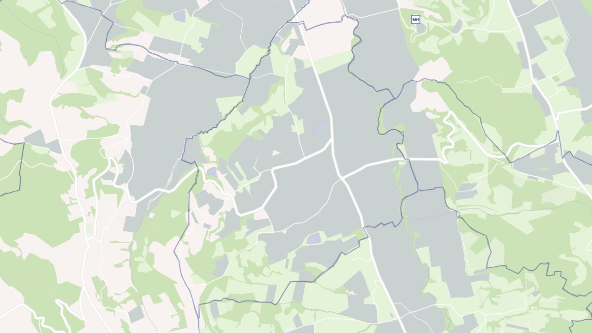 Aperçu cartographique de Gayon, centré sur la commune