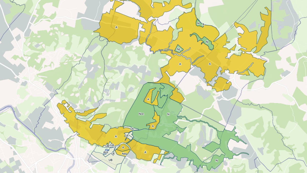 Aperçu cartographique de Goès, centré sur la commune