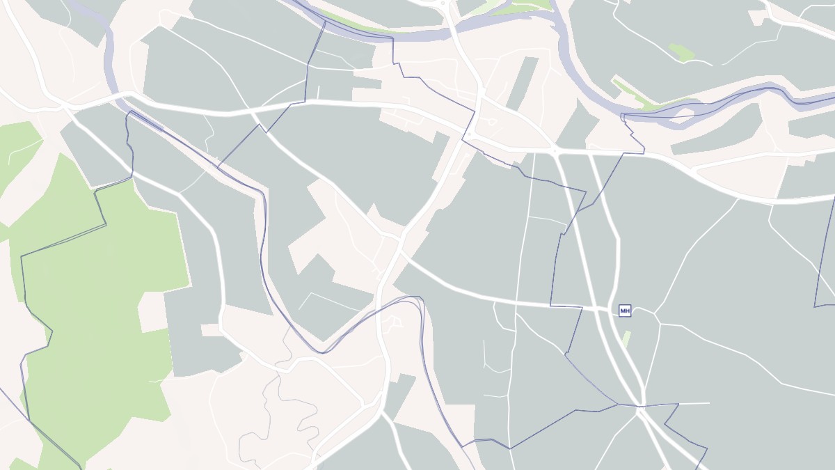 Aperçu cartographique de Guinarthe-Parenties, centré sur la commune