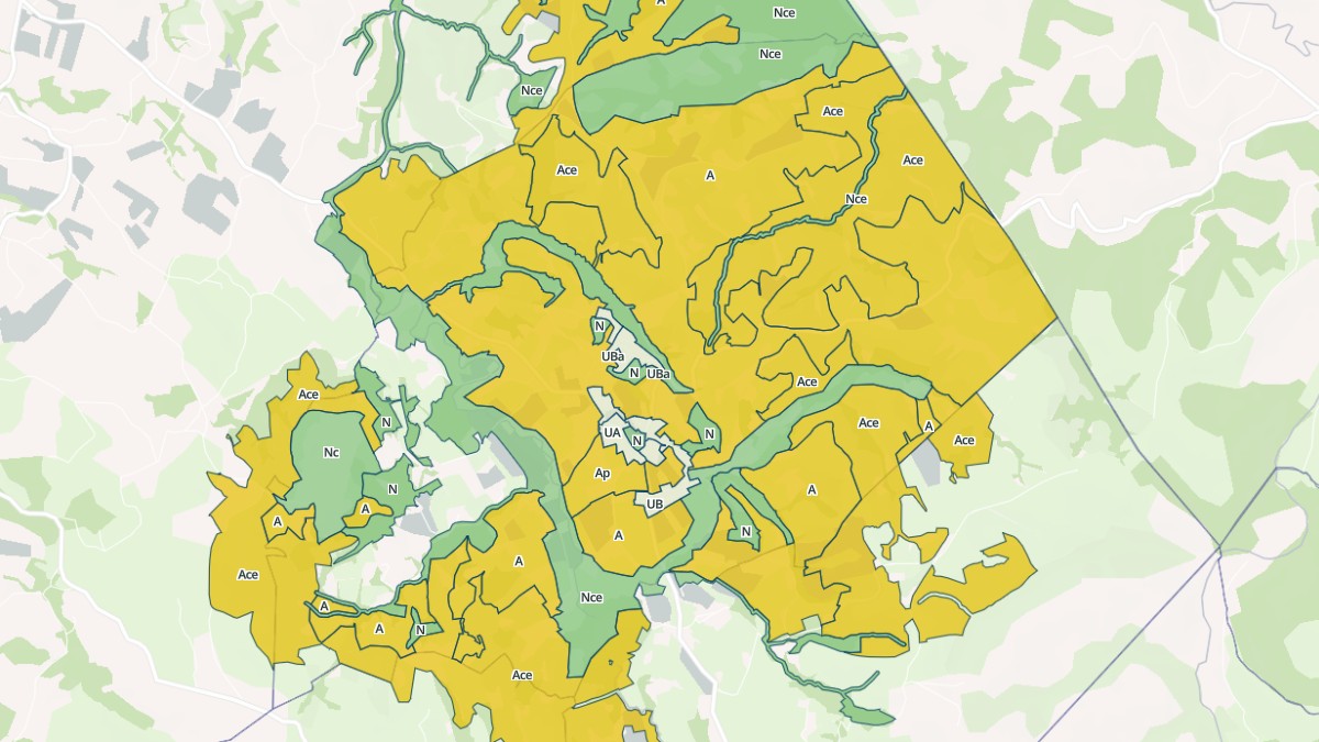 Aperçu cartographique de Isturits, centré sur la commune