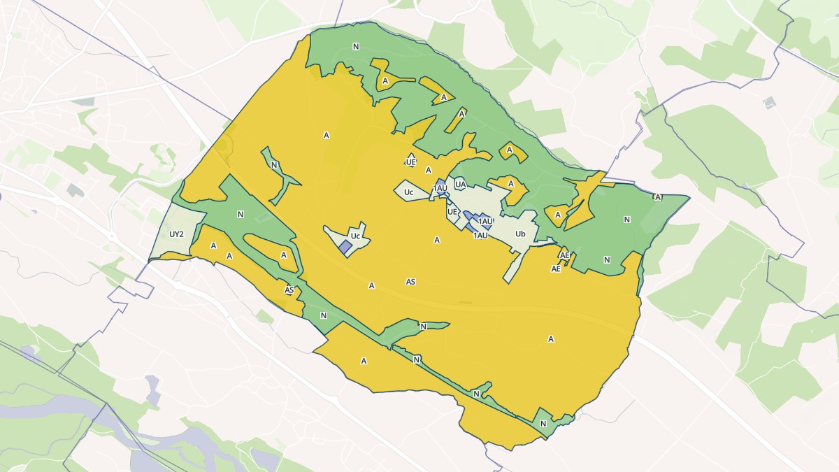 Aperçu cartographique de Labastide-Monréjeau, centré sur la commune