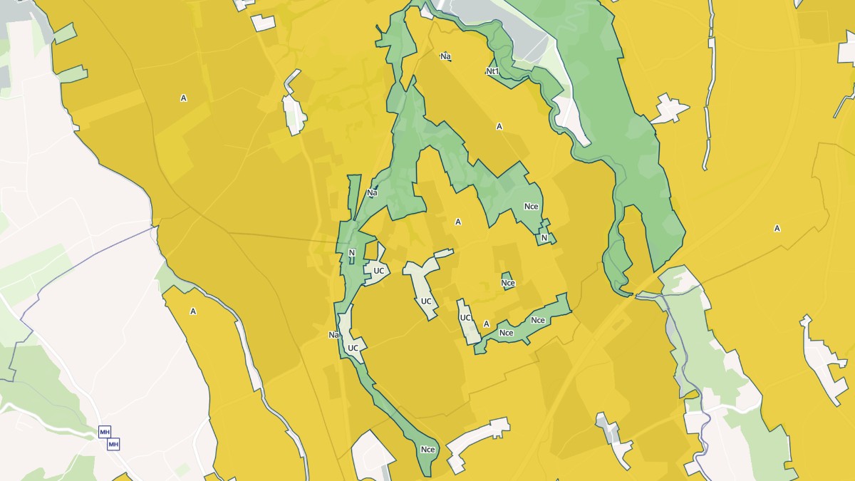 Aperçu cartographique de Lalonquette, centré sur la commune